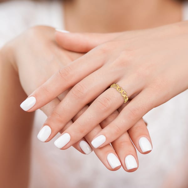Love shape Finger Ring-R5 image 3