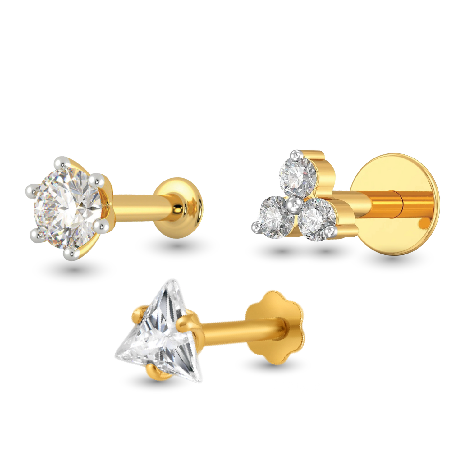 Best Package 1+Triangle +3 Stone (3pc) image 0