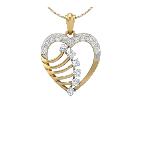 Diamond Love Shape LOCKET image 0