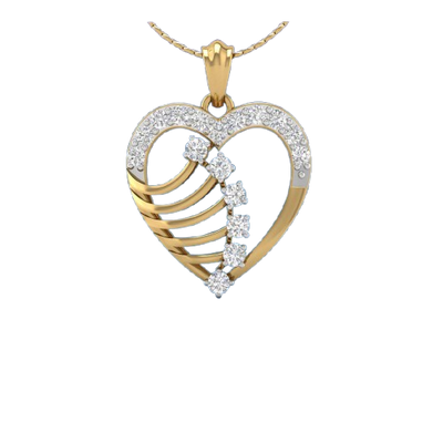 Diamond Love Shape LOCKET image 0