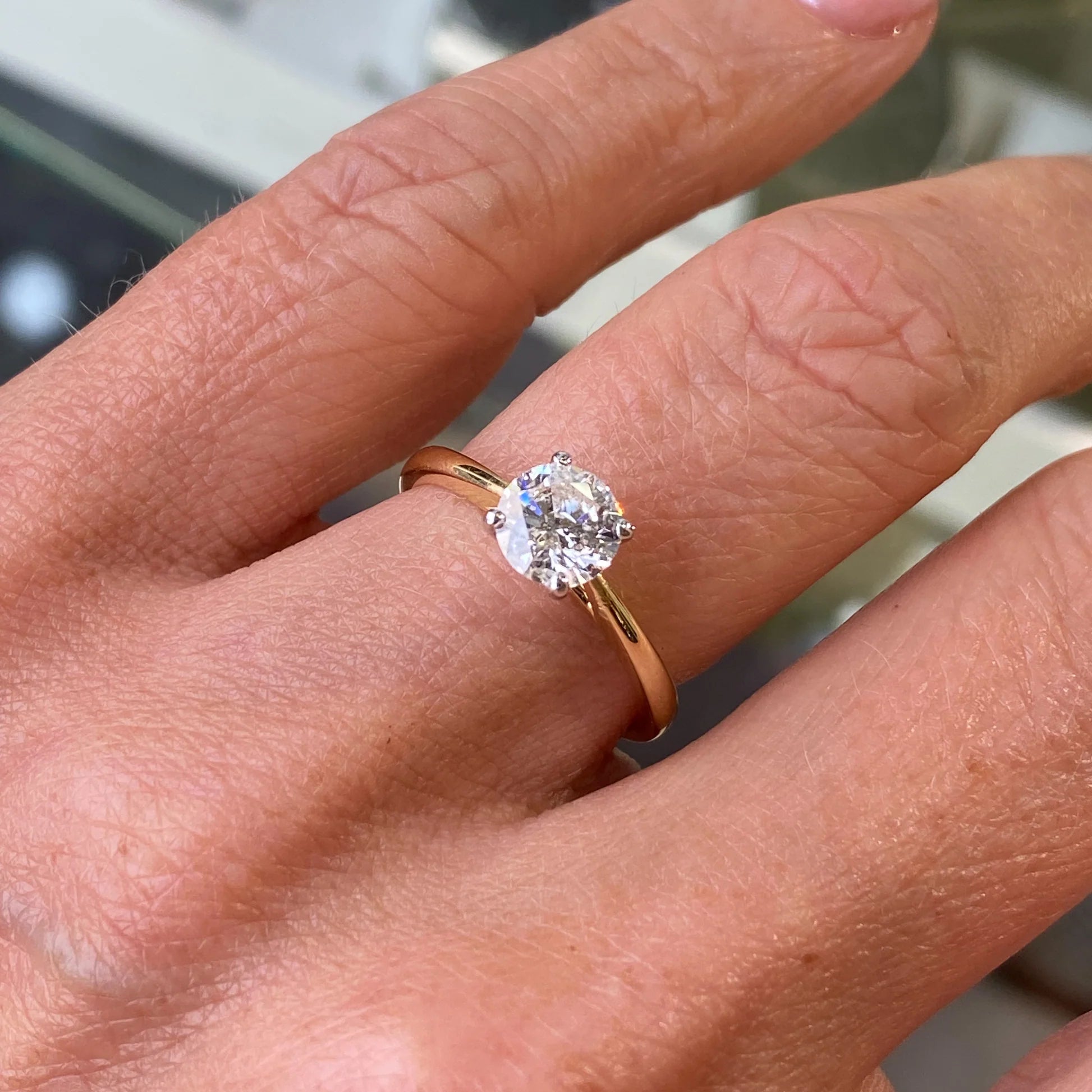 Love Crystal Woman Finger Ring image 2