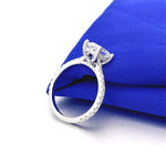 Moissanite Diamond CUT Wedding Rings image 2