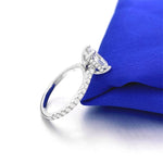Moissanite Diamond CUT Wedding Rings image 4
