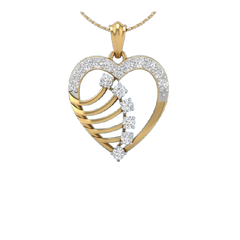 Diamond Love Shape LOCKET image 0