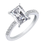 Moissanite Diamond CUT Wedding Rings image 0