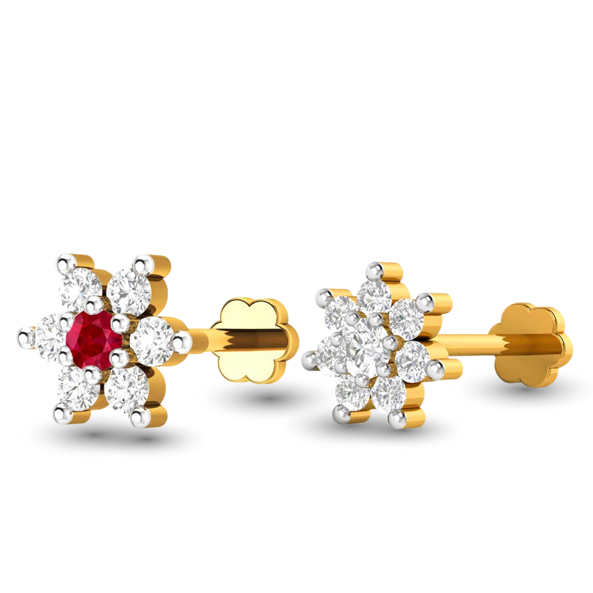 Best Package Color 7+7 STONE  NOSEPIN image 0