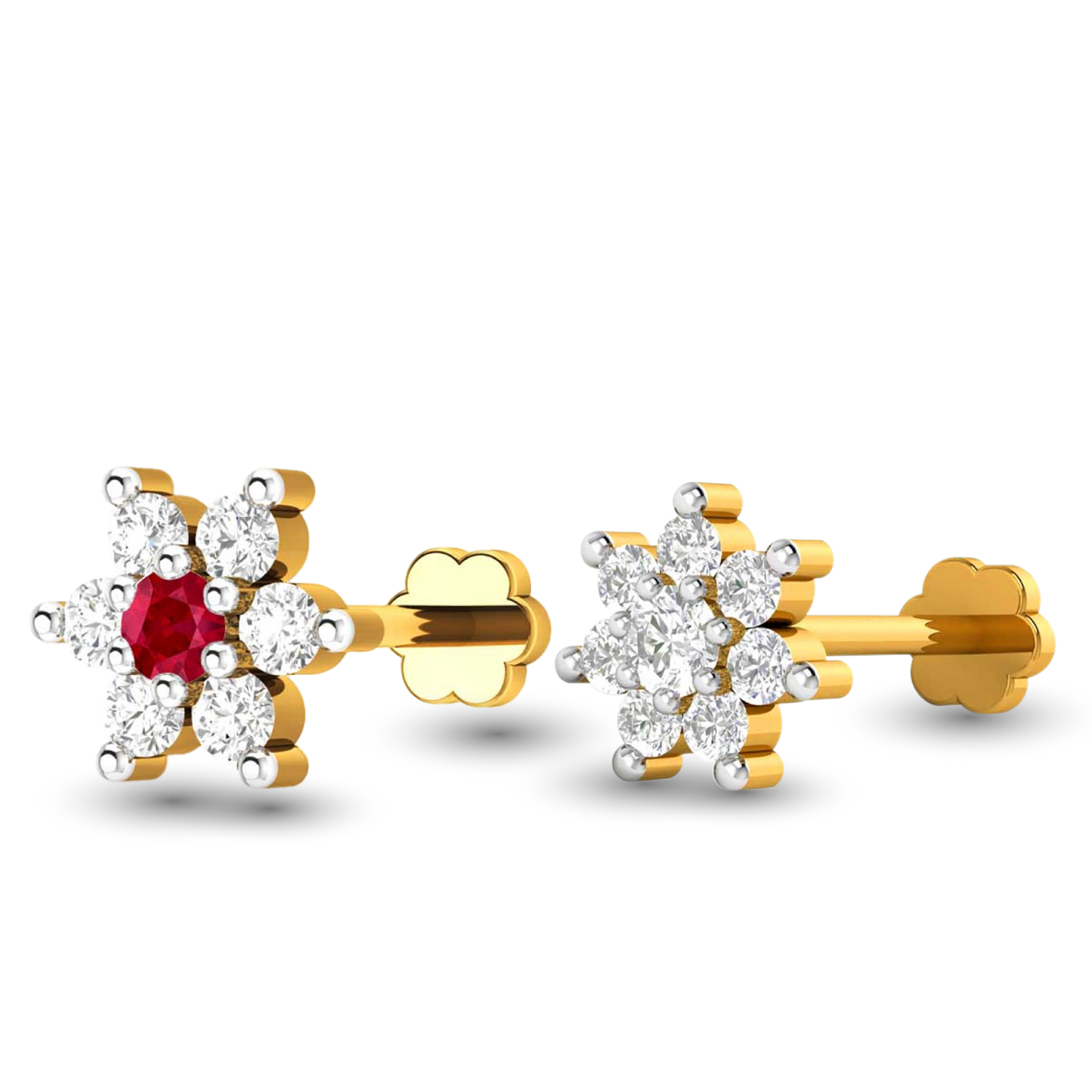 Best Package Color 7+7 STONE  NOSEPIN image 0
