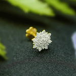 Ladies diamond Cut  nosepin image 0