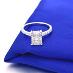 Moissanite Diamond CUT Wedding Rings image 3