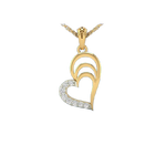 Diamond Love Shape LOCKET image 0