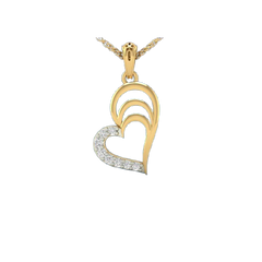 Diamond Love Shape LOCKET image 0