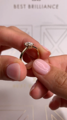 Love Crystal Woman Finger Ring image 3