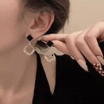 Enamel African Crystal Diamonds Alloy Statement Vintage Earring Gold Plated Jewelry Earring Women image 1